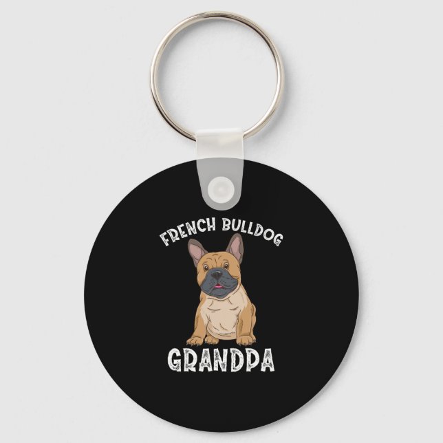 Porte-clés Grand-père Bouledogue  (Recto)