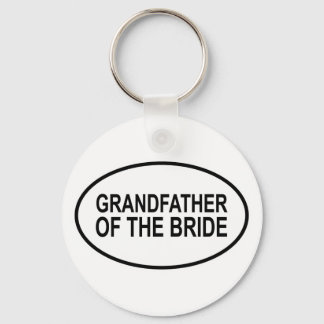 Porte-clés Grand-père de la Mariage mariée Oval