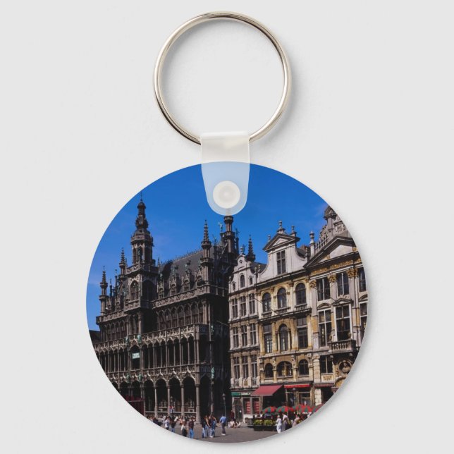 Porte-clés Grand-Place, Bruxelles, Belgique (Recto)