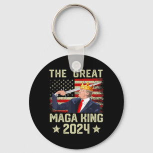 Porte-clés Grand Roi Trump Biden politique Ultra Mega P