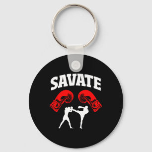 Porte-clés Grand Savate Boxing Design Kick Mixed martial art