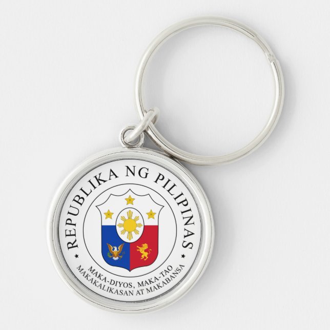 Porte-clés Grand sceau de la République des Philippines (Devant)