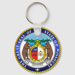 Porte-clés Grand sceau de l'état du Missouri