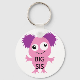 Porte-clés Grand Soeur Rose Monster