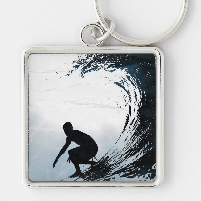 Porte-clés Grand surfer de vague (Devant)