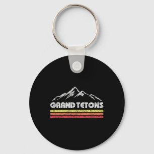 Porte-clés Grand Teton National Park Wyoming Montagne Rétro R