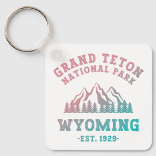 Porte-clés Grand Teton National Park Wyoming USA Gradient