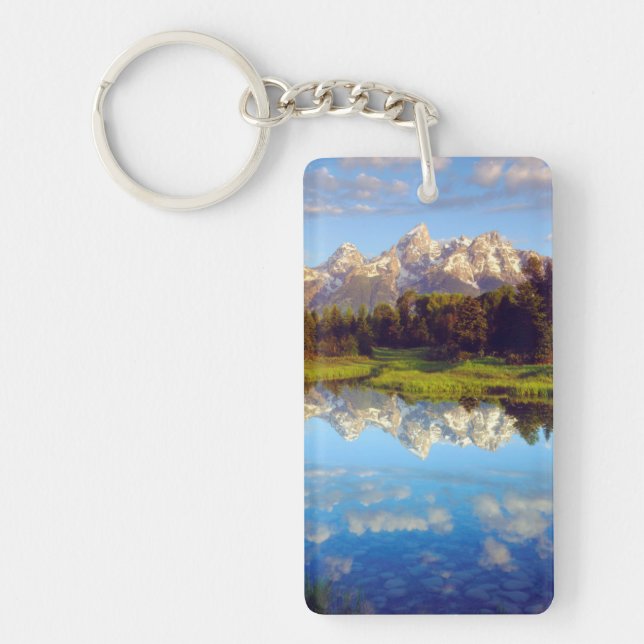 Porte-clés Grand Tetons se reflétant dans la rivière Snake (Devant)