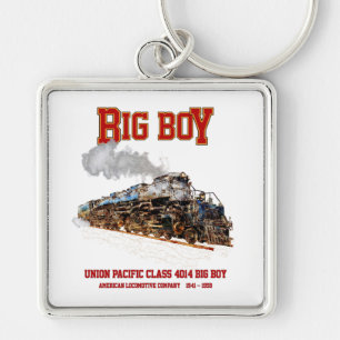 Porte-clés Grand Train à vapeur vintage Big Boy Locomotive am