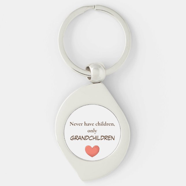 Porte-clés Grandchildren Heart keychains (Devant)