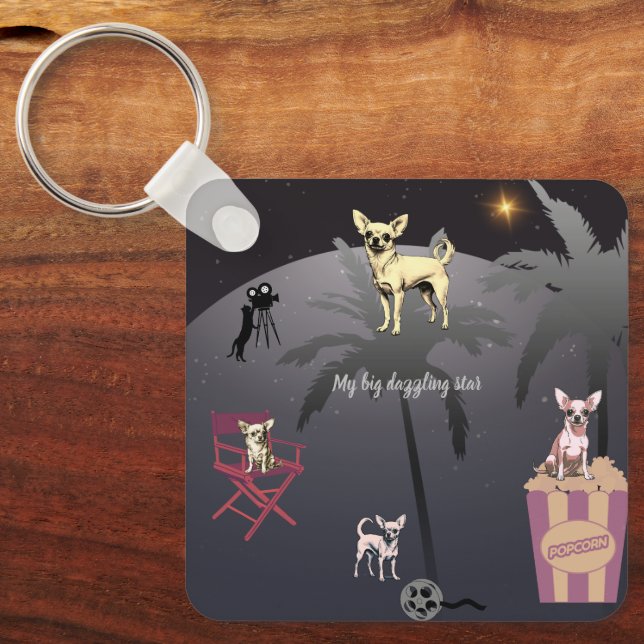 Porte-clés Grande étoile éblouissante (Recto)