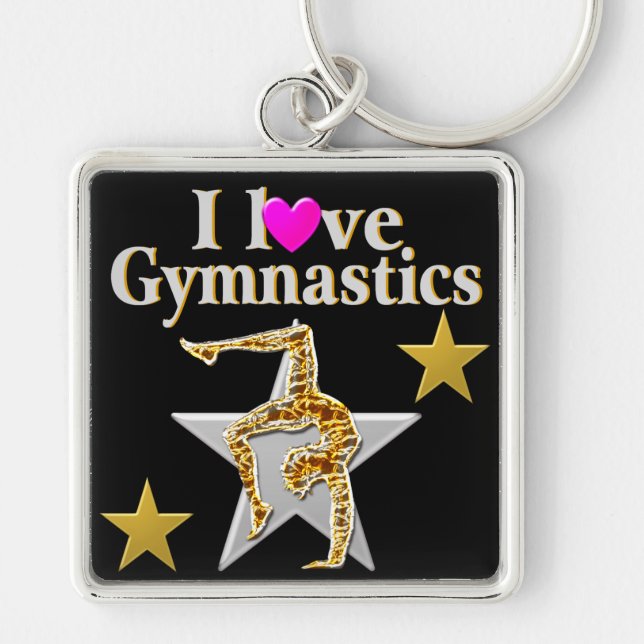 PORTE-CLÉS GRANDE FILLE DE GYMNAST (Devant)