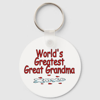 Porte-clés Grande grand-mère du monde