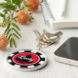 Porte-clés Grande jeton de poker Las Vegas pièce personnalisé