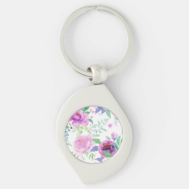 Porte-clés Grande Pivoine  (Devant)