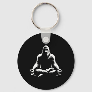 Porte-clés Grande Pose de Yoga Sasquatch Méditation