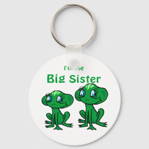 Porte-clés grande soeur de grenouille