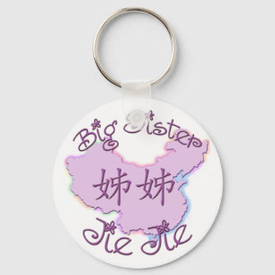 Porte-clés Grande soeur Jie Jie (chinois)