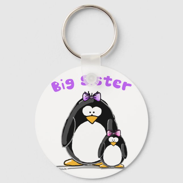 Porte-clés Grande soeur Penguin (Recto)