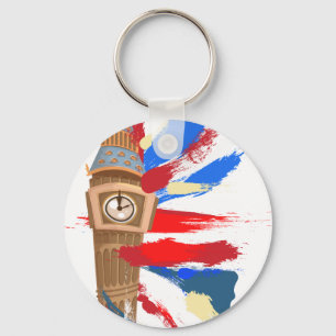 Porte-clés Grande tour horloge de Westminster Big Ben