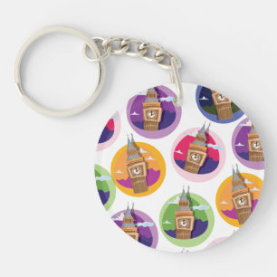 Porte-clés Grande tour horloge de Westminster Big Ben