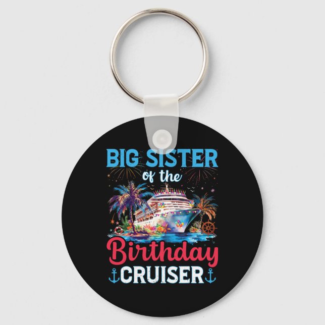 Porte-clés Grandes Soeurs De L'Anniversaire Cruiser Funny Cru (Recto)
