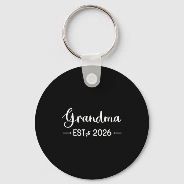 Porte-clés Grandma Est 2026 New Matching Mother To Be 2026  (Recto)