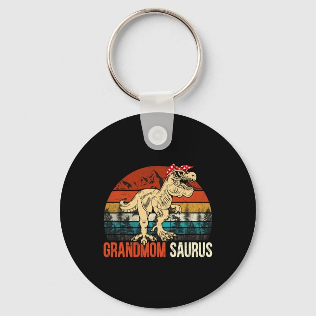 Porte-clés Grandmomsaurus T Rex Dinosaure Grand-mère Saurus M (Recto)