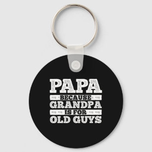 Porte-clés Grandpa Art Pour Hommes Grand-Père Papa Père Paren