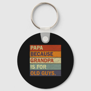 Porte-clés Grandpa Art Pour Hommes Grand-Père Papa Père Paren