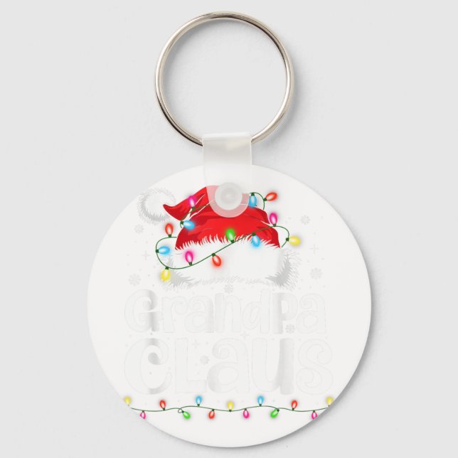 Porte-clés Grandpa Claus Matching Family Christmas Funny Xmas (Recto)
