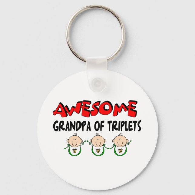PORTE-CLÉS GRANDPA DE TRIPLETS (Recto)