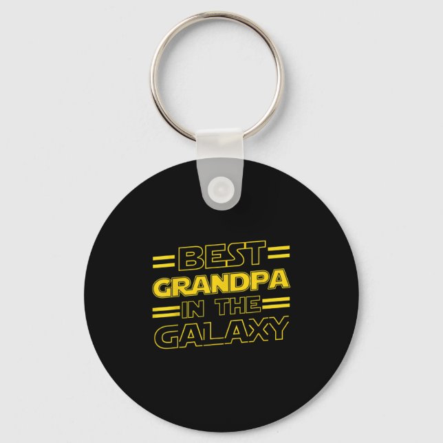 Porte-clés Grandpa In The Galaxy Funny Fathers Day Gift For M (Recto)