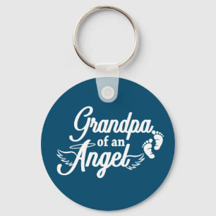 Porte-clés Grandpa of an Angel Keychain