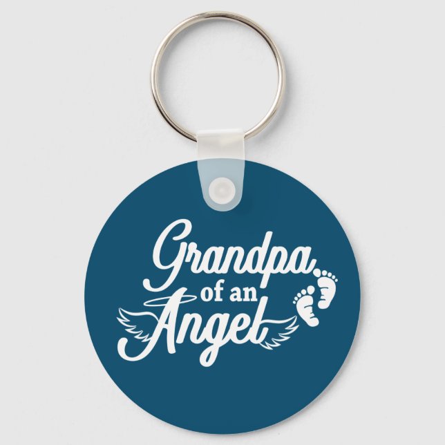 Porte-clés Grandpa of an Angel Keychain (Recto)