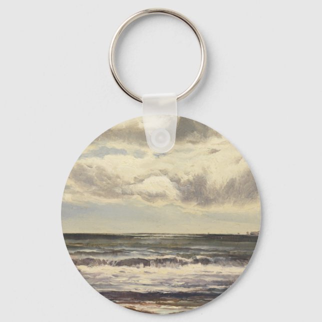 Porte-clés Grange sur sable (Recto)