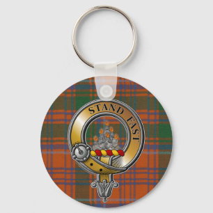 Porte-clés Grant Tartan & Badge
