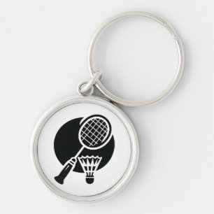 Porte-clés Graphique de badminton