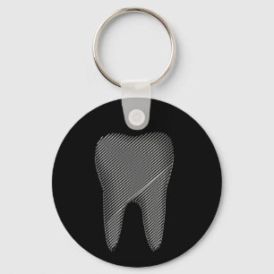 Porte-clés Graphique de dent pour le dentiste