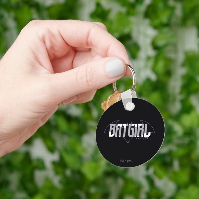 Porte-clés Graphique de nom haute technologie Batgirl (main)