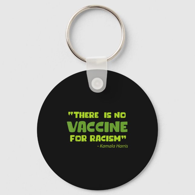 Porte-clés Graphique d'Humour amusant vacciné Kamala Harris C (Recto)