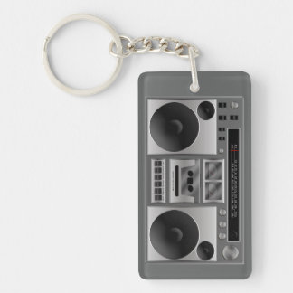 Porte-clés Graphique radio Boombox