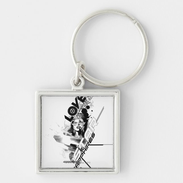 Porte-clés Graphique Star Sapphire 9 (Devant)