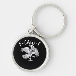 Porte-clés Graphique vintage F-Caw-F Raven