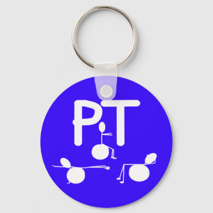 Porte-clés Graphiques uniques de cadeaux de physiothérapeute