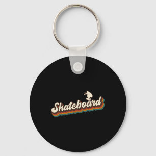 Porte-clés Graphisme de skateboard rétro pour skateur - Skate
