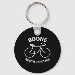 Porte-clés Graphisme de vélo Boone Caroline du Nord