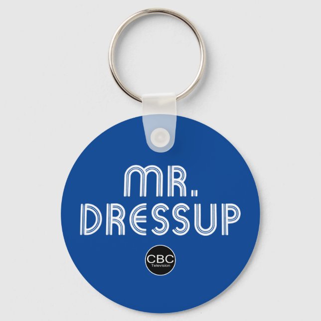 Porte-clés Graphisme du titre de CBC Mr. Dressup (Recto)