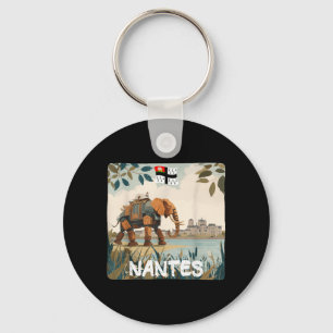 Porte-clés Graphisme éléphant de Nantes incroyable pour garço