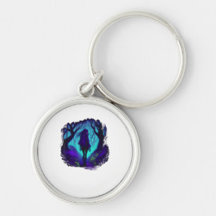 Porte-clés Graphisme gothique emo fey Goblincore Forestique